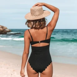 Women's Cutout Scallop Trim One Piece Swimsuit -Cupshe 10 Women's Cutout Scallop Trim One Piece Swimsuit -Cupshe -Women Clothing Sale GUEST ceaf0588 20ff 4ea8 8813 ad580ae1bbbb