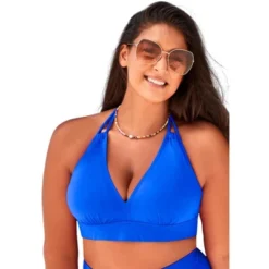 Swimsuits For All Women’s Plus Size Loop Strap Halter Bikini Top 15 Swimsuits For All Women’s Plus Size Loop Strap Halter Bikini Top -Women Clothing Sale GUEST ced280ea 1535 4e36 bef2 aec25b720970