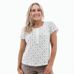 Aventura Clothing Women's Kristy Cap Sleeve Scoop Neck T-Shirt -Women Clothing Sale GUEST cf97d4d2 cd46 4689 bc89 3dc67a2b7e73