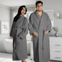 Men's Ultra-Absorbent Cotton Bathrobe By Blue Nile Mills -Women Clothing Sale GUEST cffe6b4a fac0 4d81 bbf8 a800c1ff411e