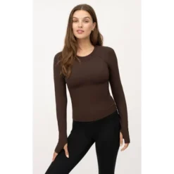 Yogalicious Womens Seamless Zaia Long Sleeve Active Shirt -Women Clothing Sale GUEST d170f124 08fb 4c59 861b 486d5d6a6a53