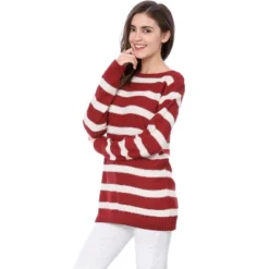 Allegra K Women Long Sleeves Drop Shoulder Loose Striped Sweater 12 Allegra K Women Long Sleeves Drop Shoulder Loose Striped Sweater -Women Clothing Sale GUEST d1ebbded c663 48a9 9035 3b2c4c5f7c97