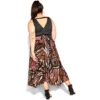 Women's Plus Size Sabrina Print Skirt - Mocha | CITY CHIC