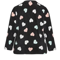 Women's Plus Size Button Up Fleece Top - Black | AVENUE -Women Clothing Sale GUEST d27d0e9c c5d0 4b3c 8c25 9eca13b0acfb