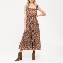 August Sky Women's Self Tie Midi Dress 9 August Sky Women's Self Tie Midi Dress -Women Clothing Sale GUEST d378077d 0e73 4a56 ad0c d41ab6cce3db