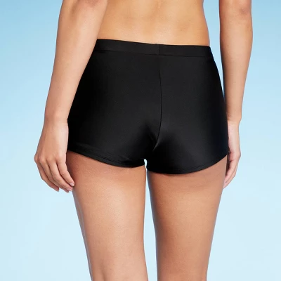 Women's Low-Rise Boyshorts Bikini Bottom - Wild Fable™ Black 1 Women's Low-Rise Boyshorts Bikini Bottom - Wild Fable™ Black
