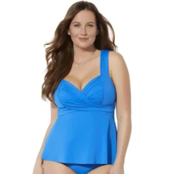 Swimsuits For All Women’s Plus Size Sweetheart Wrap Tankini Top -Women Clothing Sale GUEST d46adb84 0642 4daa b89c cae4edfc8b92