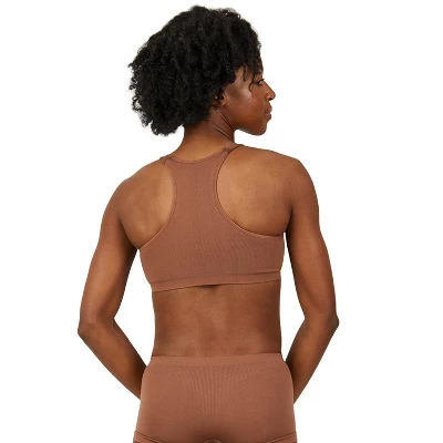 Capezio Women's Seamless Racerback Sports Bra 1 Capezio Women's Seamless Racerback Sports Bra