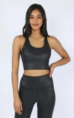 90 Degree By Reflex Womens Wonderlink Liquid Disco Foil Print Longline Racerback Warrior Bra -Women Clothing Sale GUEST d64d0058 c374 4868 9dcb 955b481481bf