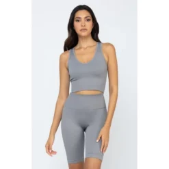 90 Degree By Reflex Womens Ribbed Seamless Highline V-Neck Tank And Ribbed Seamless 7" Bike Short Set 7 90 Degree By Reflex Womens Ribbed Seamless Highline V-Neck Tank And Ribbed Seamless 7" Bike Short Set -Women Clothing Sale GUEST d7114255 a90f 4e91 959c 675f7a6ac967