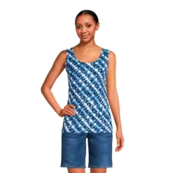 Lands' End Women's Tall Cotton Tank Top -Women Clothing Sale GUEST d89f4f81 74c9 4327 9d75 cc10a8a9c4e9