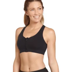 Jockey Women's Seamfree Mid Impact Zip Front Sports Bra -Women Clothing Sale GUEST d930f30b 7675 4a6c 9b31 cd4ab3a66813