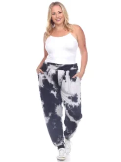 Women's Plus Size Tie Dye Harem Pants - White Mark 8 Women's Plus Size Tie Dye Harem Pants - White Mark -Women Clothing Sale GUEST db22ad1b 1acb 4f3f a9ed 011769e954a7