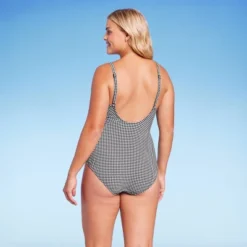 Women's Textured Gingham Ruched Full Coverage One Piece Swimsuit - Kona Sol™ Black 8 Women's Textured Gingham Ruched Full Coverage One Piece Swimsuit - Kona Sol™ Black -Women Clothing Sale GUEST dd3f3a88 c949 4778 8157 e1b7c688dbac