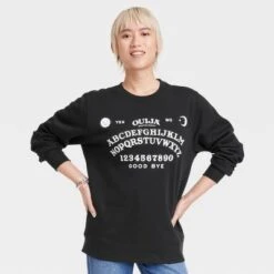 Hasbro Women's Halloween Ouija Board Graphic Sweatshirt - Black -Women Clothing Sale GUEST dd68a13a ff55 4d69 b30a 02008207b76a