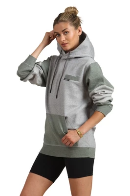 Members Only Women's Colorblock Pullover Oversized Hooded Sweatshirt 1 Members Only Women's Colorblock Pullover Oversized Hooded Sweatshirt