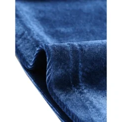 Allegra K Women's Velvet Top Stand Collar Long Sleeves Button Down Shirt -Women Clothing Sale GUEST de8c239a dffa 42e4 8131 479af8f90c8b