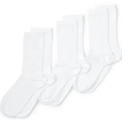 Lands' End Women's 3-Pack Seamless Toe Solid Crew Socks -Women Clothing Sale GUEST e243f7f1 4968 452b 8a62 04771cd7ba19