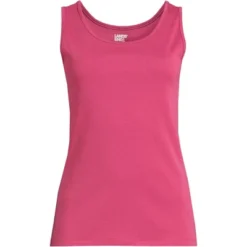 Lands' End Women's Tall Cotton Tank Top -Women Clothing Sale GUEST e278aef9 1dd1 4d82 a495 f3287faeabb0