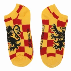 Harry Potter Gryffindor Lion Mascot 5-Pair Women's Ankle Socks