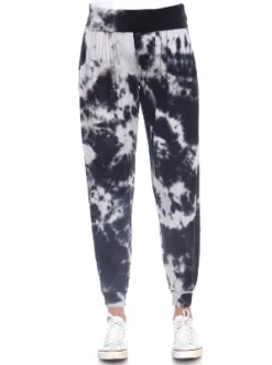 Women's Tie Dye Harem Pants With Pockets - White Mark -Women Clothing Sale GUEST e3d06d82 1af3 4b4d 8f73 3fb379360b55