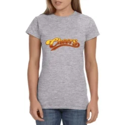 Cheers Womens' TV Show '80s '90s Logo Icon Funny Bar Crewneck T-Shirt Grey