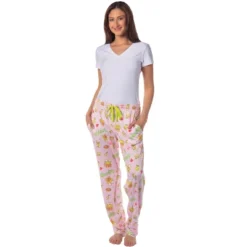 Sanrio Keroppi Women's Pajama Pants Allover Print Adult Lounge Sleep Bottoms