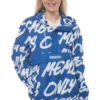 Members Only Women's Print Popover Oversized Jacket