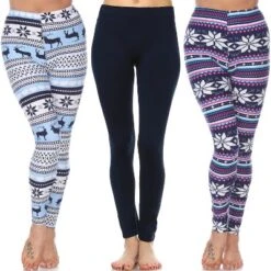 Women's Pack Of 3 Leggings - One Size Fits Most - White Mark -Women Clothing Sale GUEST e8750d04 084f 4c99 9b3f 9362e61efd72