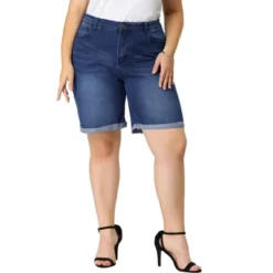 Agnes Orinda Women's Plus Size Jeans Casual Slash Pockets Washed Denim Shorts 8 Agnes Orinda Women's Plus Size Jeans Casual Slash Pockets Washed Denim Shorts -Women Clothing Sale GUEST ea839eaa 19c5 4008 8fb2 0112f6b06bf4