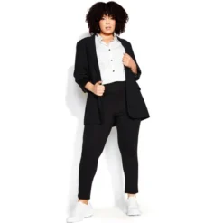 Women's Plus Size Pull On Ponte Pant Black - Tall | AVENUE -Women Clothing Sale GUEST ec8b9ebc ac47 4bf9 b294 652f3e8179a6