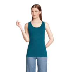 Lands' End Women's Tall Cotton Tank Top -Women Clothing Sale GUEST ee6f0a33 b902 4e6e 9f31 cd4a95db6bdc