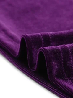 Allegra K Women's Casual Velvet Long Sleeve Choker Neck Heart Dots Mesh Panel Top -Women Clothing Sale GUEST f35553d8 8a81 4835 a5d0 e12ef285eccf