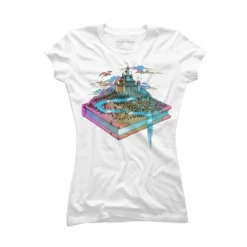 Junior's Design By Humans The World Is A Book By Tobiasfonseca T-Shirt -Women Clothing Sale GUEST f45d8f25 7510 4c15 96aa bdbdf07e02e6