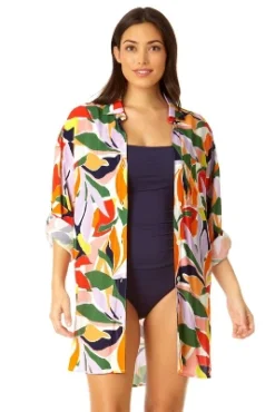 Anne Cole - Women's Button Down Shirt Swimsuit Cover Up -Women Clothing Sale GUEST f4f61f9d 945b 4fa0 9c30 e8582ef608eb