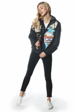 Members Only - Women's Chucky Placement Windbreaker Oversized Jacket -Women Clothing Sale GUEST f52fc141 0f60 47bd 9f3f fe088c10b2ab