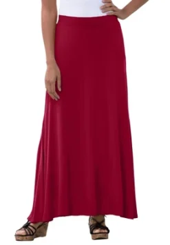 Jessica London Women’s Plus Size Everyday Knit Maxi Skirt -Women Clothing Sale GUEST f7173507 6f0c 4318 ae09 bc6c2bab0b38