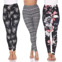 Women's Pack Of 3 Leggings - One Size Fits Most - White Mark -Women Clothing Sale GUEST f879c8ed 2632 4cee af39 fce8f29d33ec