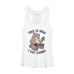 Women's Design By Humans This Is How I Cut My Carbs By EduEly Racerback Tank Top -Women Clothing Sale GUEST fcc0bd52 3de6 47e0 a180 51c3e023429f