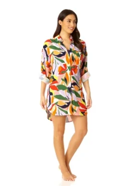 Anne Cole - Women's Button Down Shirt Swimsuit Cover Up -Women Clothing Sale GUEST ffd2bbee f2a7 4e1a 9efd 28ba049fac61